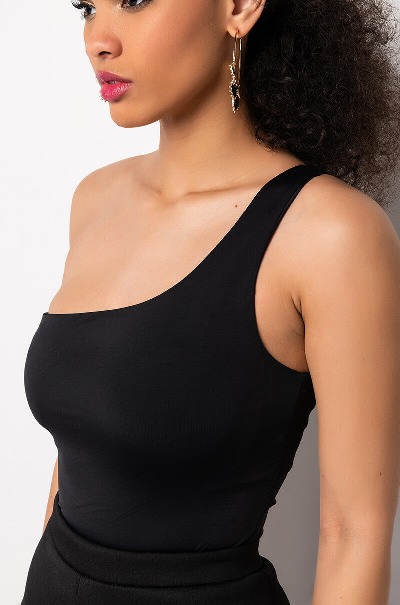 NOT THAT DEEP ONE SHOULDER BODYSUIT
