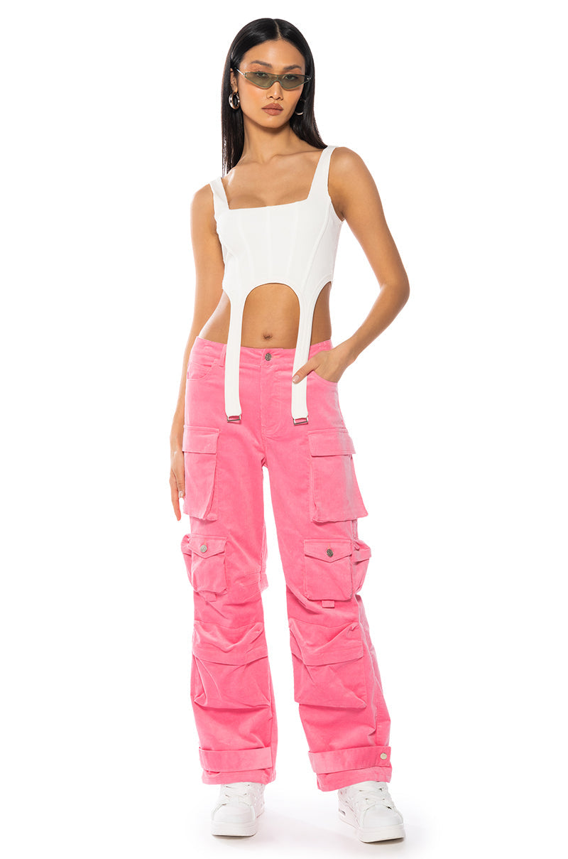 OZUNA CORDUROY CARGO PANTS