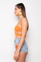 NOW YOU SEE ME ONE SHOULDER MESH PANEL BODYSUIT