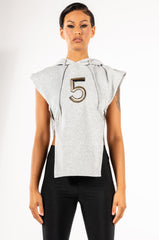 NUMERO UNO SLEEVELESS SWEATSHIRT