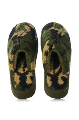 OFF THE CLOCK SHERPA CAMO SLIPPER