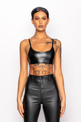 OH MY PU BRALETTE