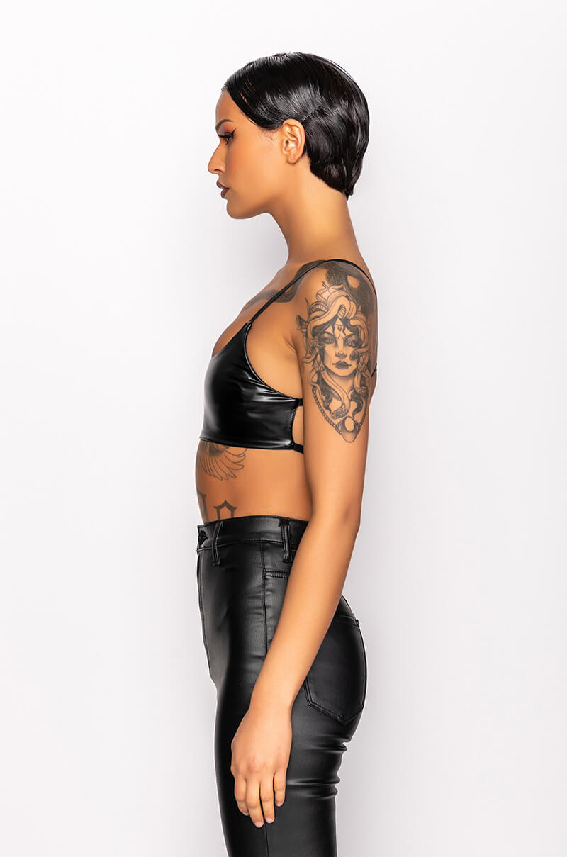 OH MY PU BRALETTE