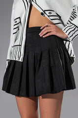 ON MY OWN PLEATED SKIRT