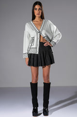ON MY OWN PLEATED SKIRT