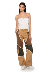 ON MY WAY UP COLOR BLOCKED PANTS