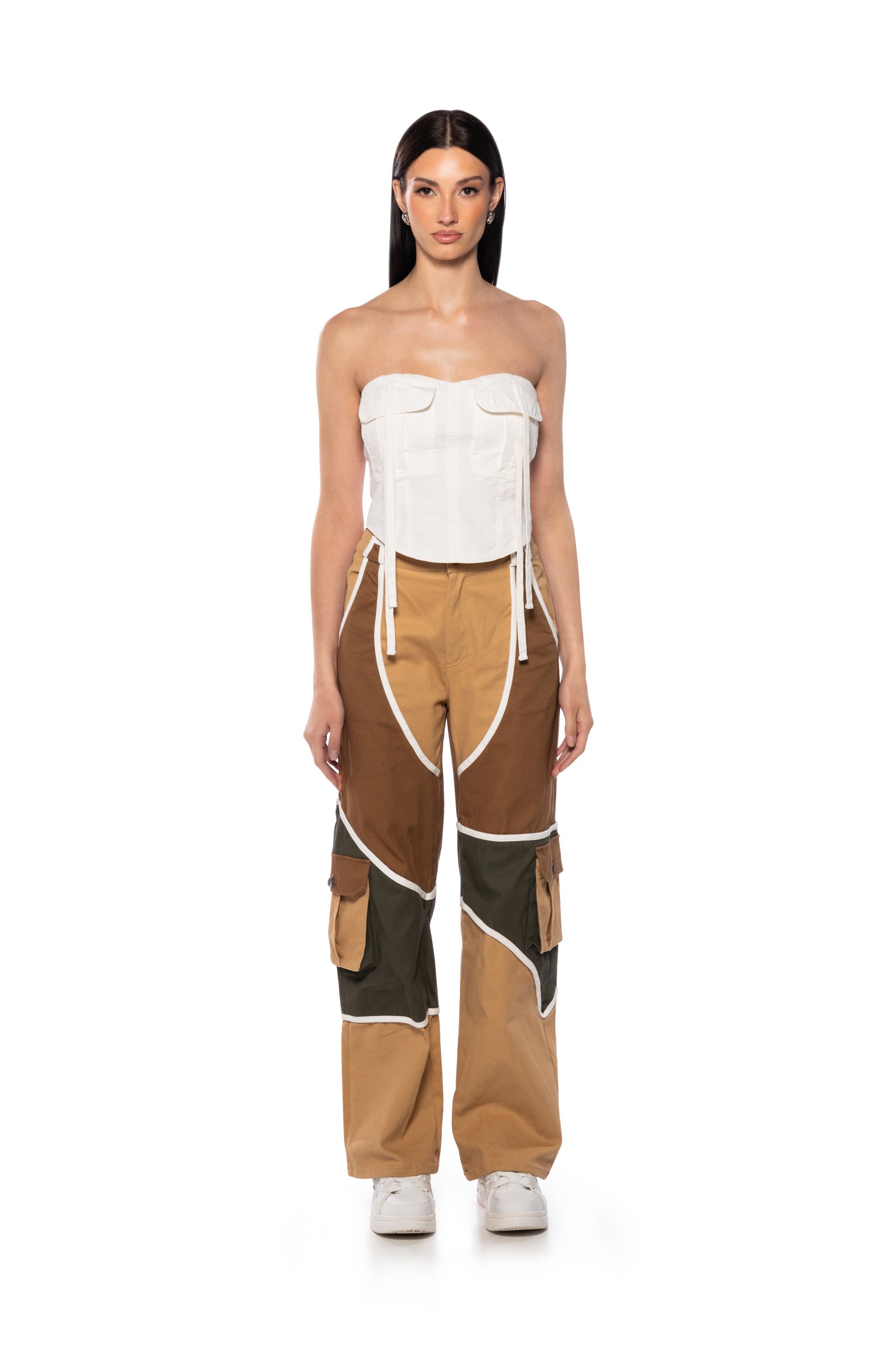 ON MY WAY UP COLOR BLOCKED PANTS