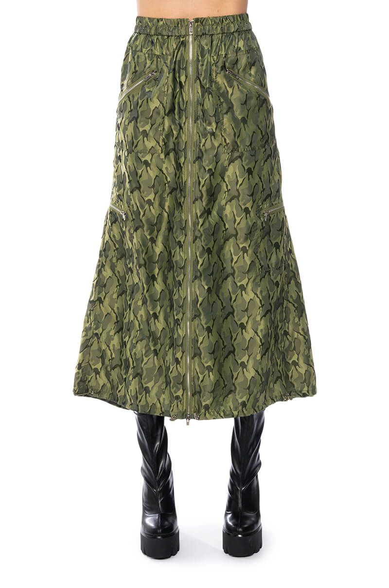 ONE KISS MIDI SKIRT