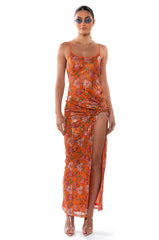 ONE STEP CLOSER SEQUIN COVERED MAXI DRESS