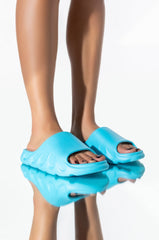 ONLY IN MY DREAMS FLAT SANDAL IN BLUE