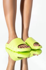 ONLY IN MY DREAMS FLAT SANDAL IN GREEN