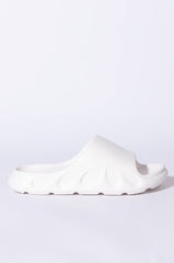 ONLY IN MY DREAMS FLAT SANDAL IN WHITE