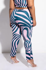 JENNIE STRAIGHT LEG LEGGING WITH SIDE SLIT