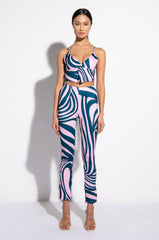 JENNIE STRAIGHT LEG LEGGING WITH SIDE SLIT