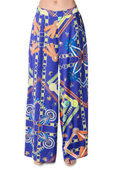 PARISIAN SATIN PRINTED PALAZZO PANT