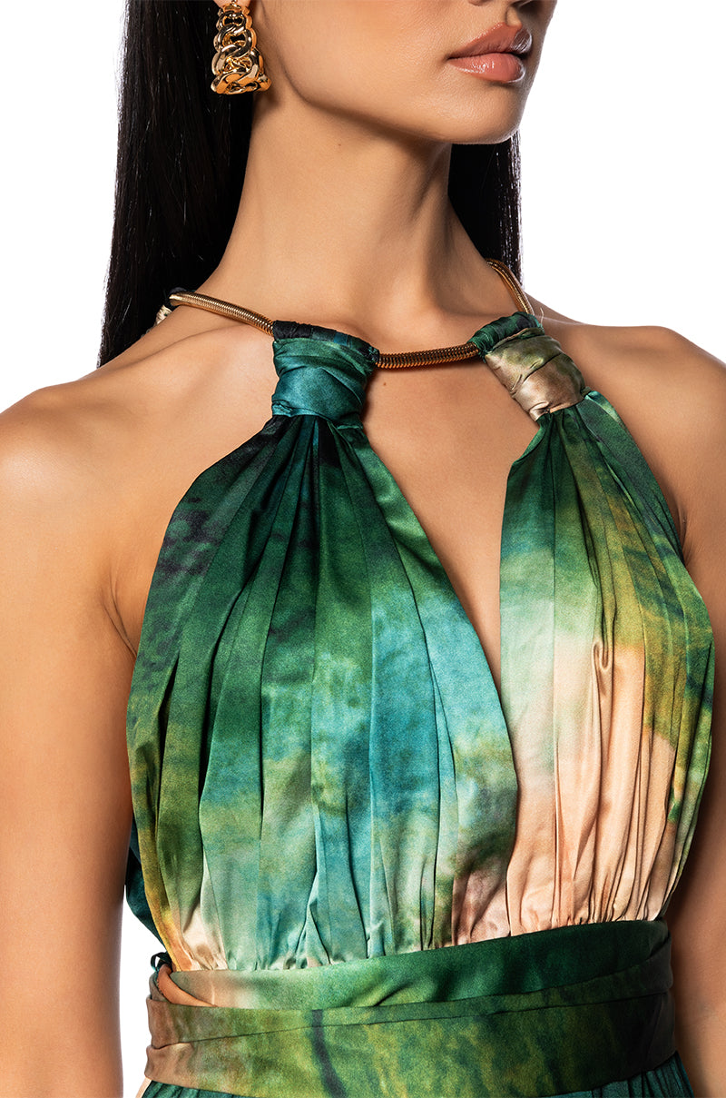 PARKER DEEP V MAXI DRESS