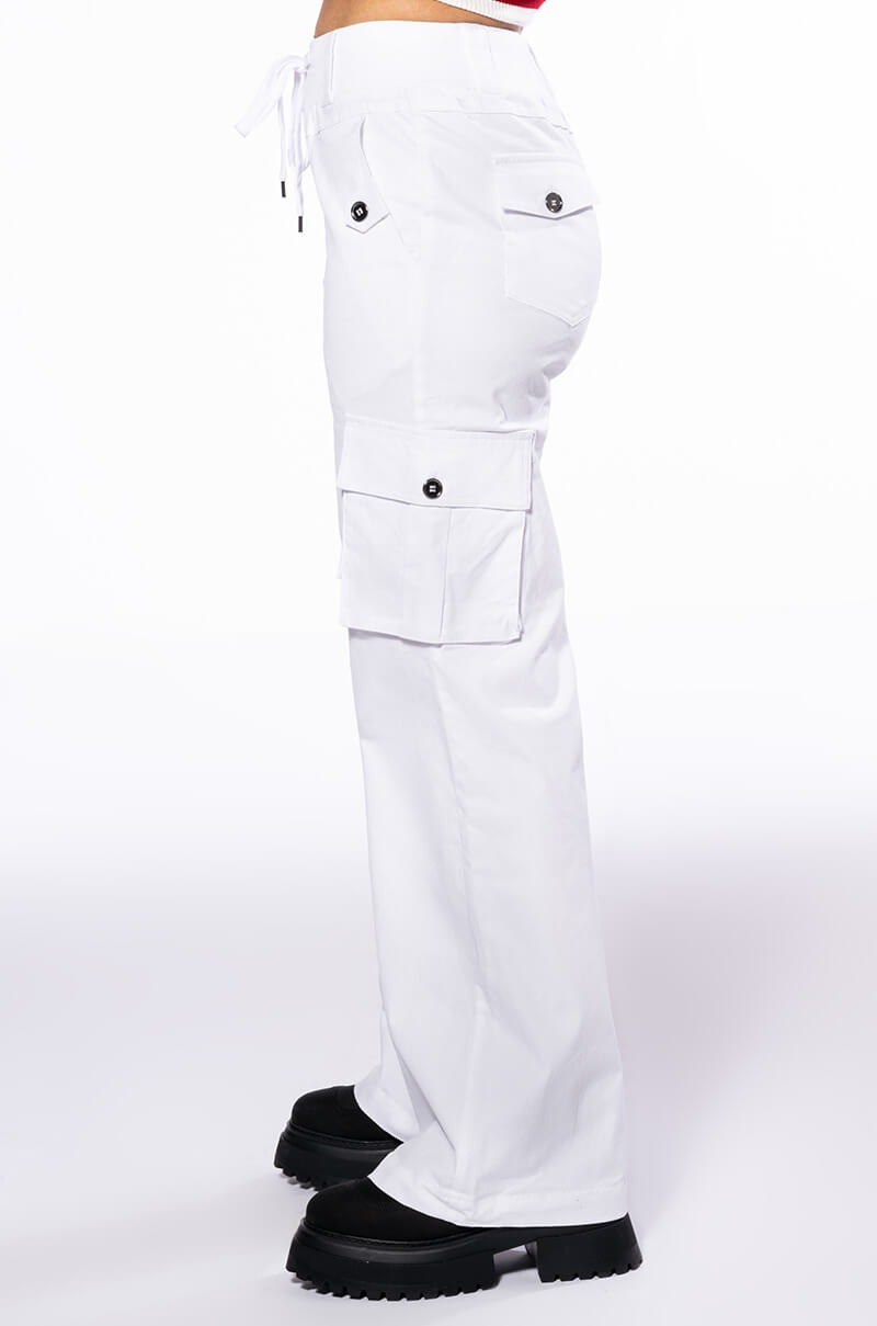 PARKER WIDE LEG CARGO PANTS