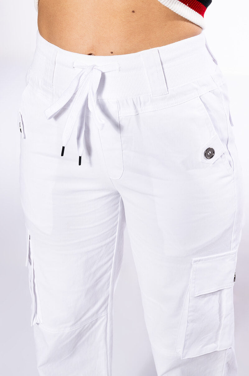 PARKER WIDE LEG CARGO PANTS