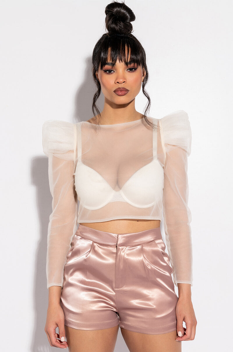 PASSIONE SATIN SHORTS