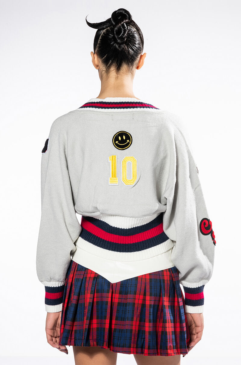 PATCHES ON PATCHES SWEATER