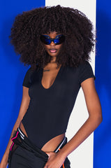 PAXTON DEEP V SHORT SLEEVE BODYSUIT