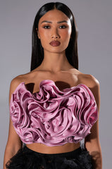 GOOD GIRL STATEMENT STRAPLESS TOP