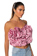 GOOD GIRL STATEMENT STRAPLESS TOP