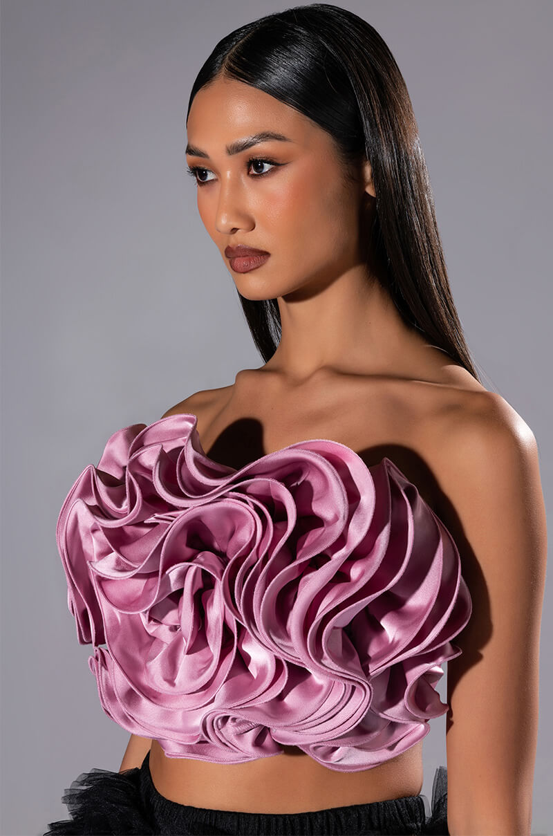 GOOD GIRL STATEMENT STRAPLESS TOP