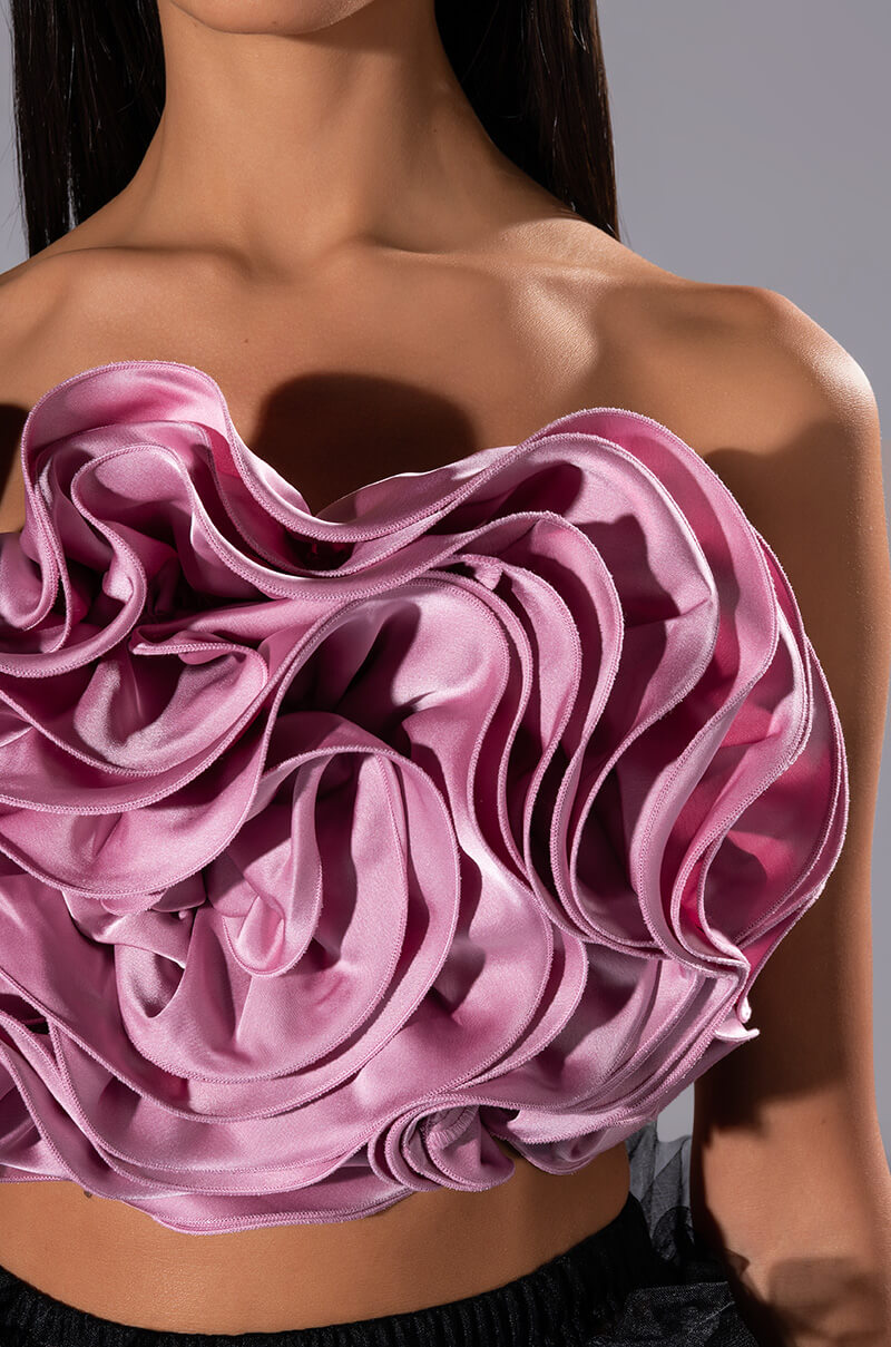 GOOD GIRL STATEMENT STRAPLESS TOP
