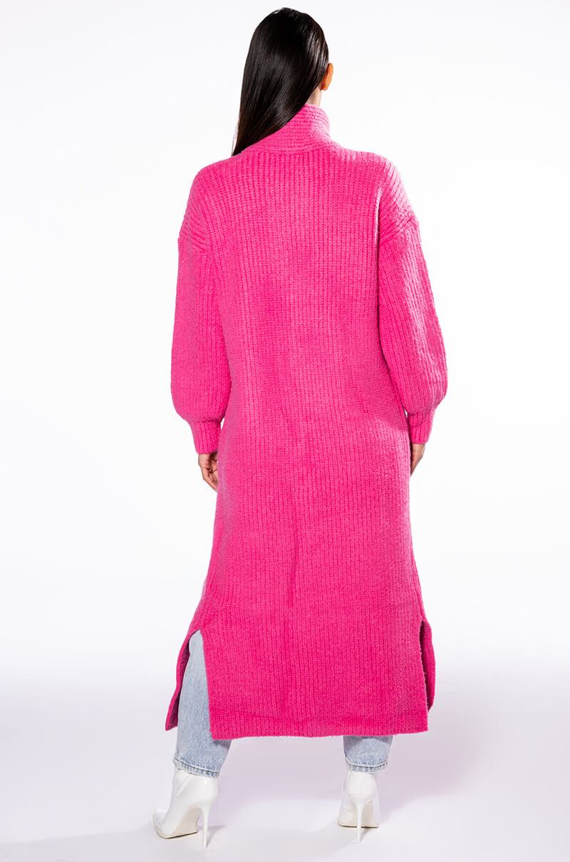 PHOEBE CHUNKY KNIT LONG SWEATER
