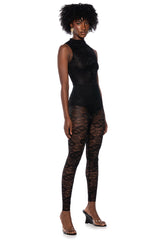 PHOENIX STRETCH LACE LEGGING IN BLACK