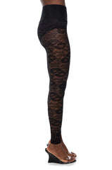 PHOENIX STRETCH LACE LEGGING IN BLACK