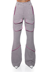 PINK FRIDAY KNIT FLARE TROUSER