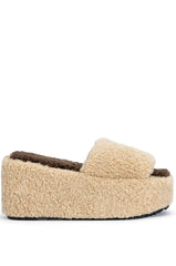 PIPA SHERPA MULE IN BEIGE