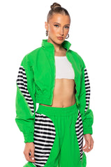 KIMBERLY SWEAT SUIT ZIP UP JACKET