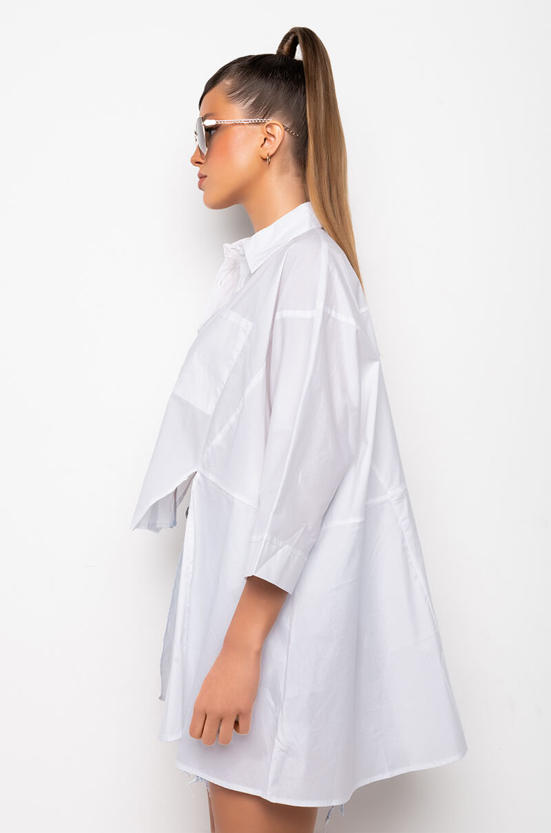 PIXIE LAYERED CHIFFON BLOUSE
