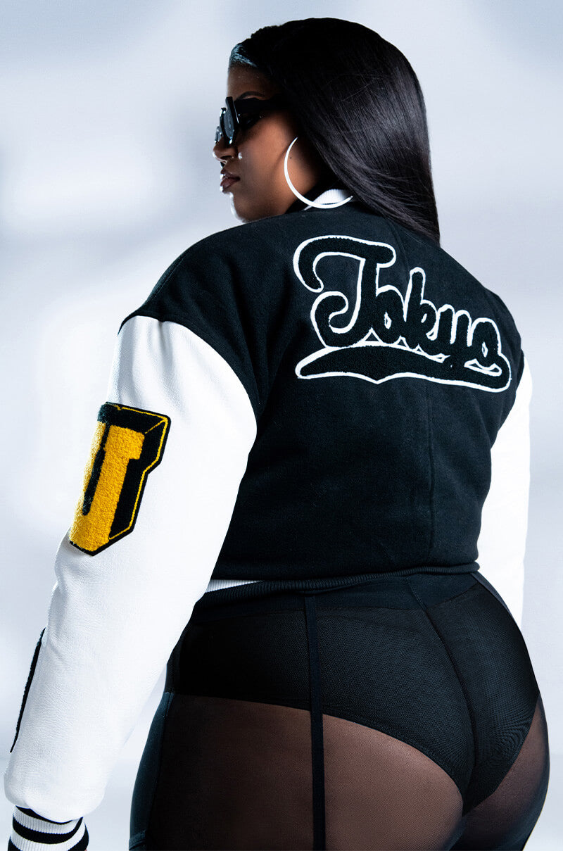 PLUS AZALEA WANG RUELA VARSITY JACKET