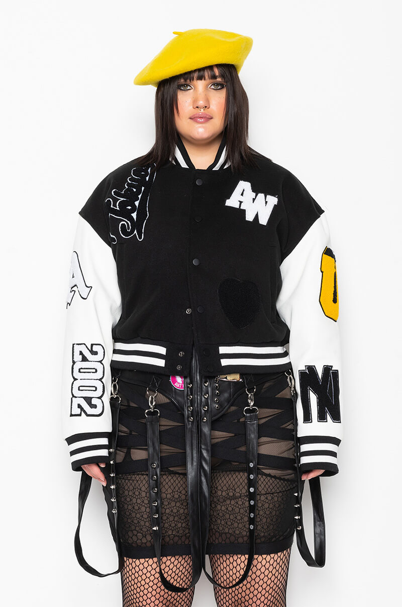 PLUS AZALEA WANG RUELA VARSITY JACKET
