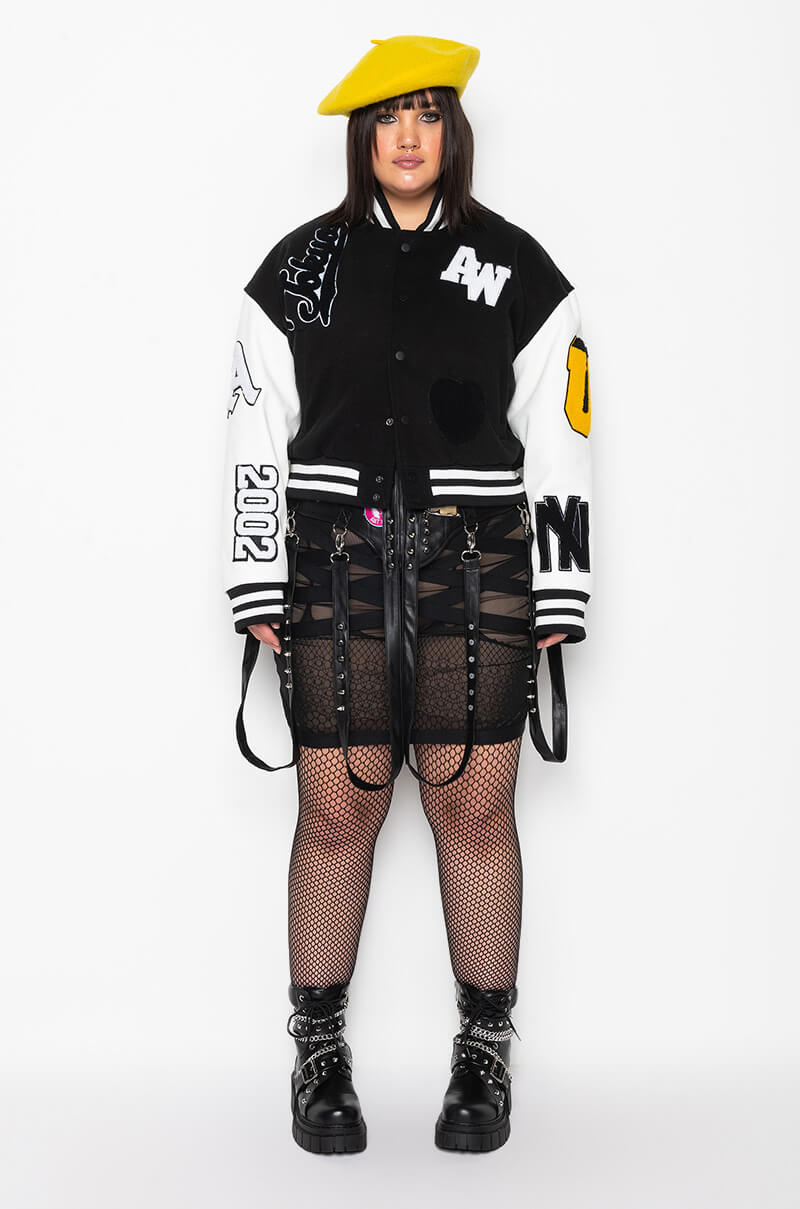 PLUS AZALEA WANG RUELA VARSITY JACKET