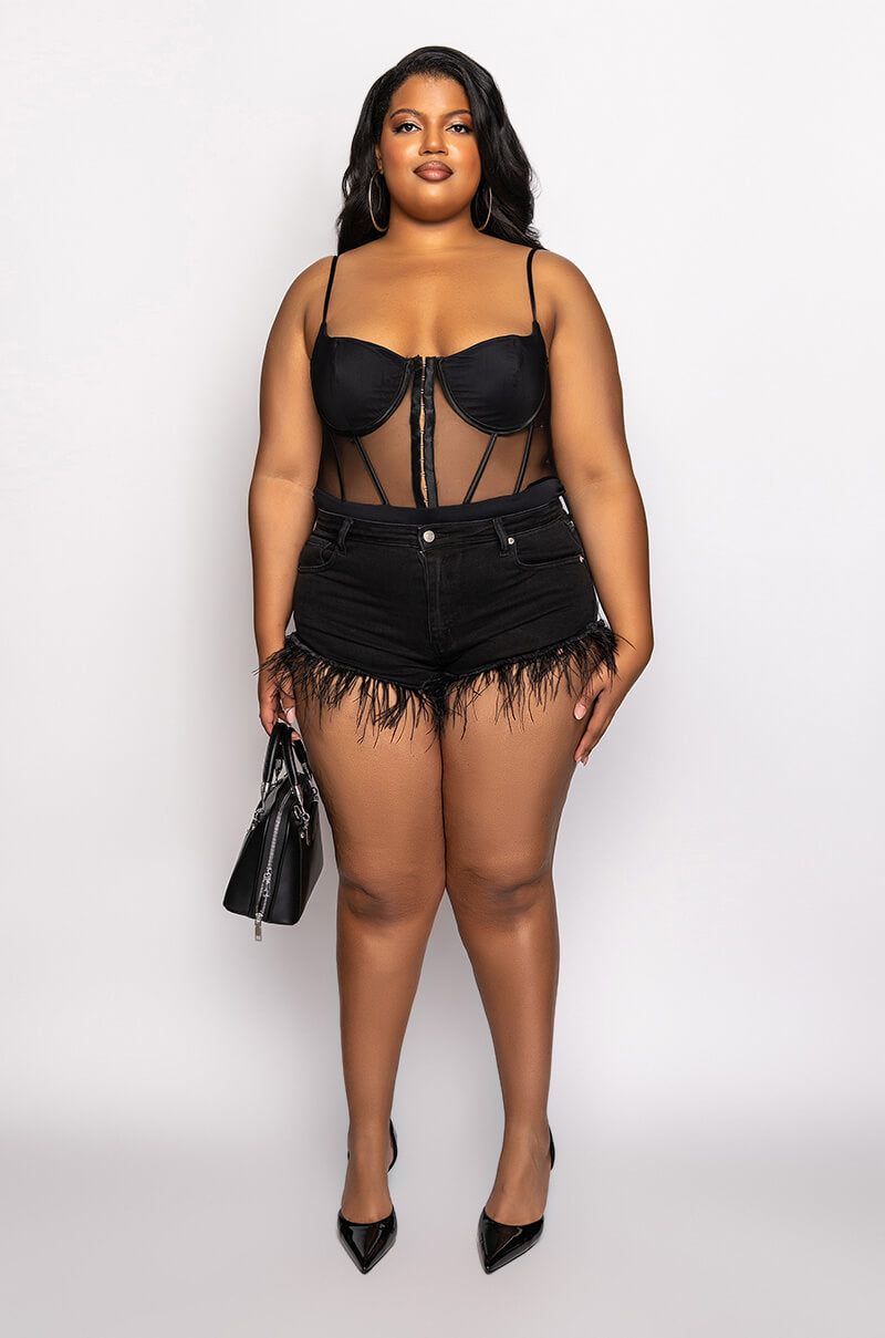 PLUS ESME CORSET BODYSUIT