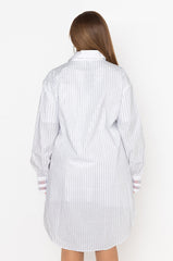 PLUS NO BASIC DAYS BUTTON UP DRESS WITH RHINESTONE DETAIL