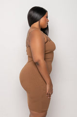 PLUS PERFECT EVERYDAY BANDAGE MIDI DRESS