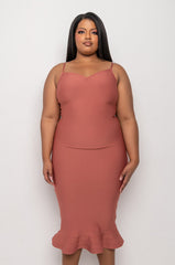 PLUS RIGHT MOVE BANDAGE MIDI DRESS
