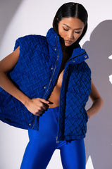 WEAVE OVERSIZED PUFFER VEST