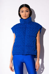 WEAVE OVERSIZED PUFFER VEST