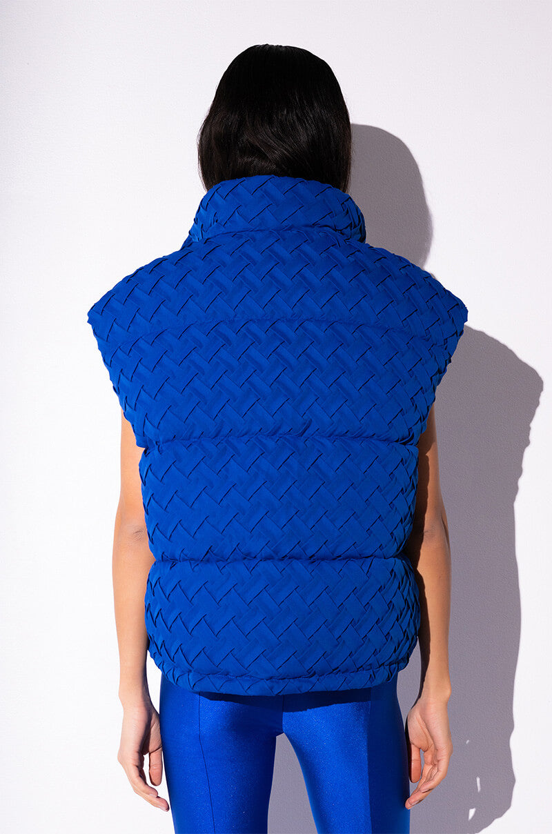 WEAVE OVERSIZED PUFFER VEST