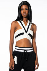 PREP CLUB CROPPED SWEATER TANK