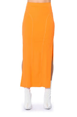PRETTY GIRL MAXI SLIT SKIRT