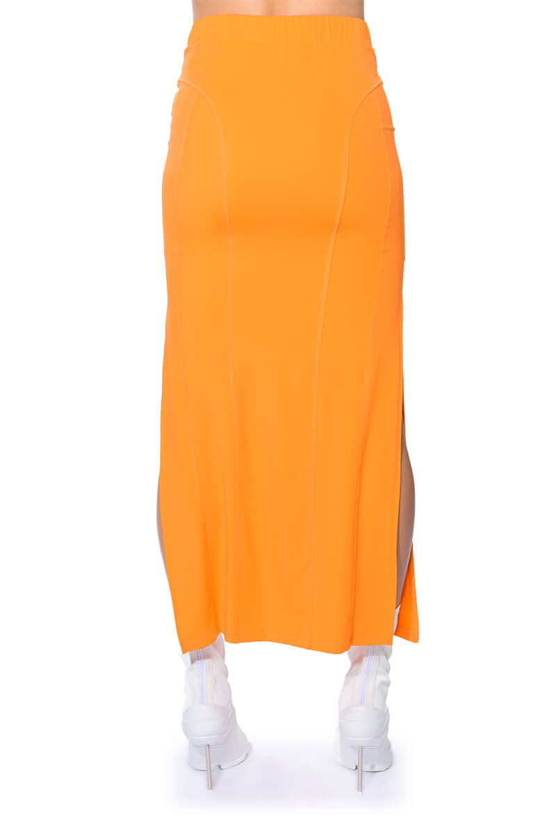 PRETTY GIRL MAXI SLIT SKIRT