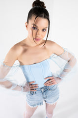 NADINE ATTACHED SLEEVE BODYSUIT